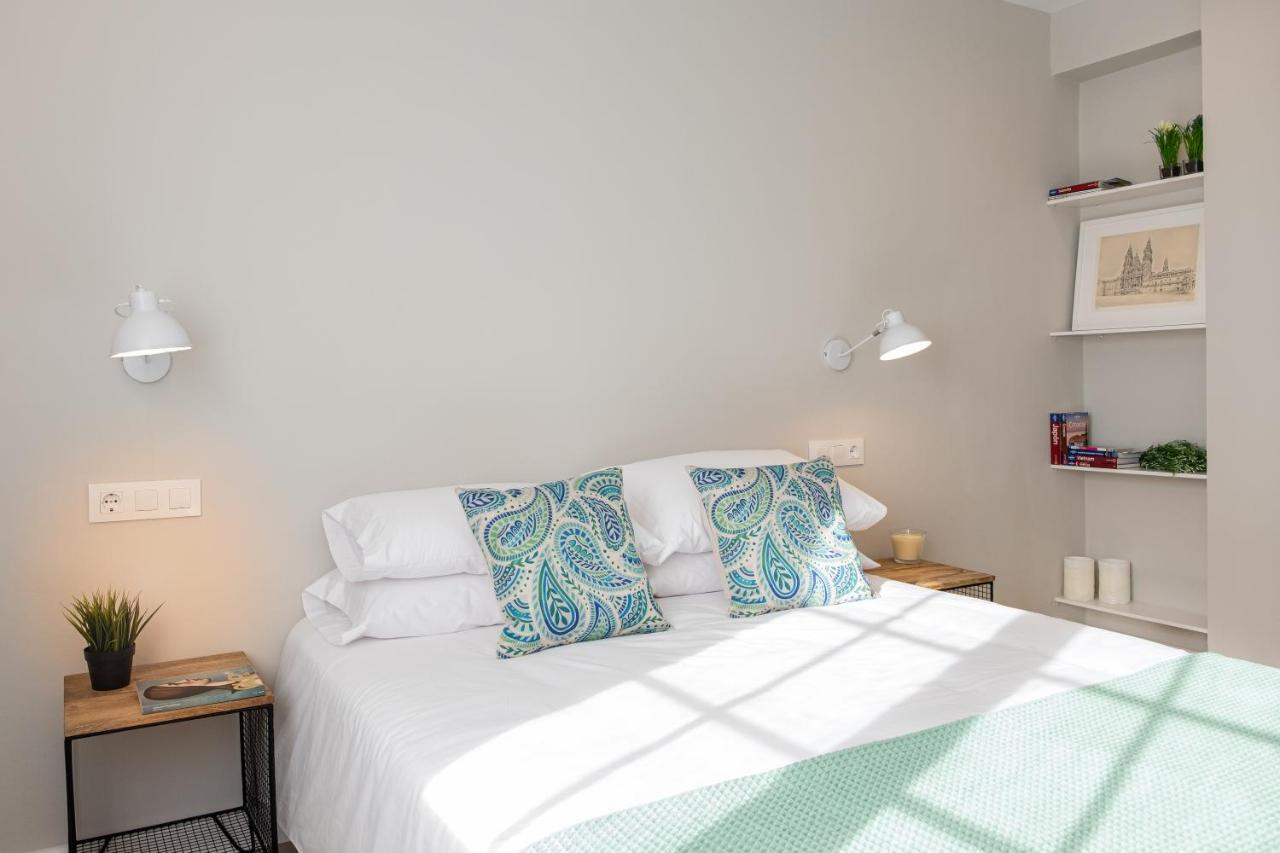 Apartamento De Diseno Centrico Con Terraza Espectacular Santiago de Compostela Eksteriør bilde