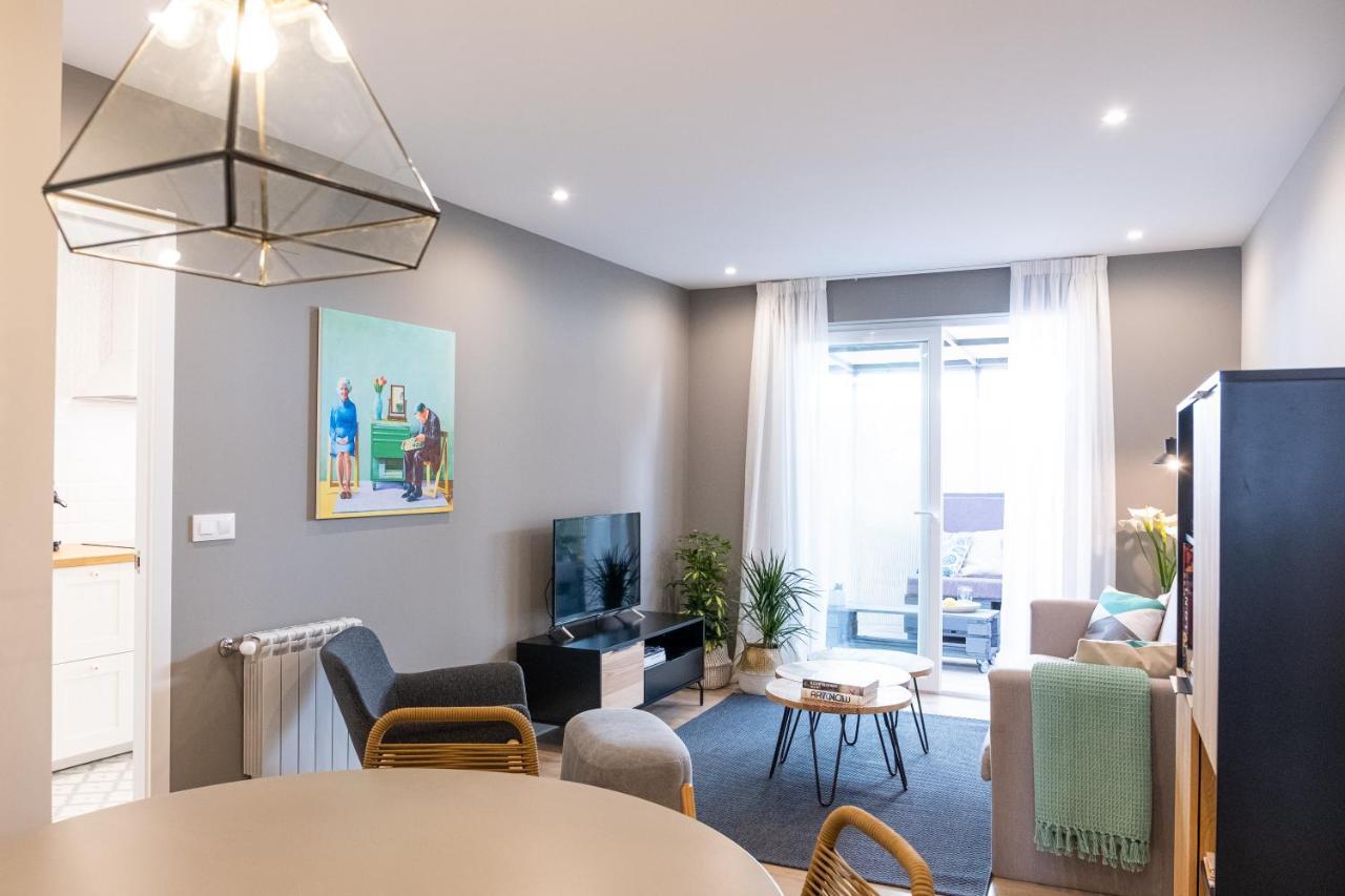 Apartamento De Diseno Centrico Con Terraza Espectacular Santiago de Compostela Eksteriør bilde