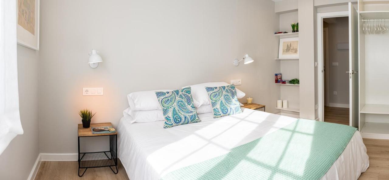 Apartamento De Diseno Centrico Con Terraza Espectacular Santiago de Compostela Eksteriør bilde