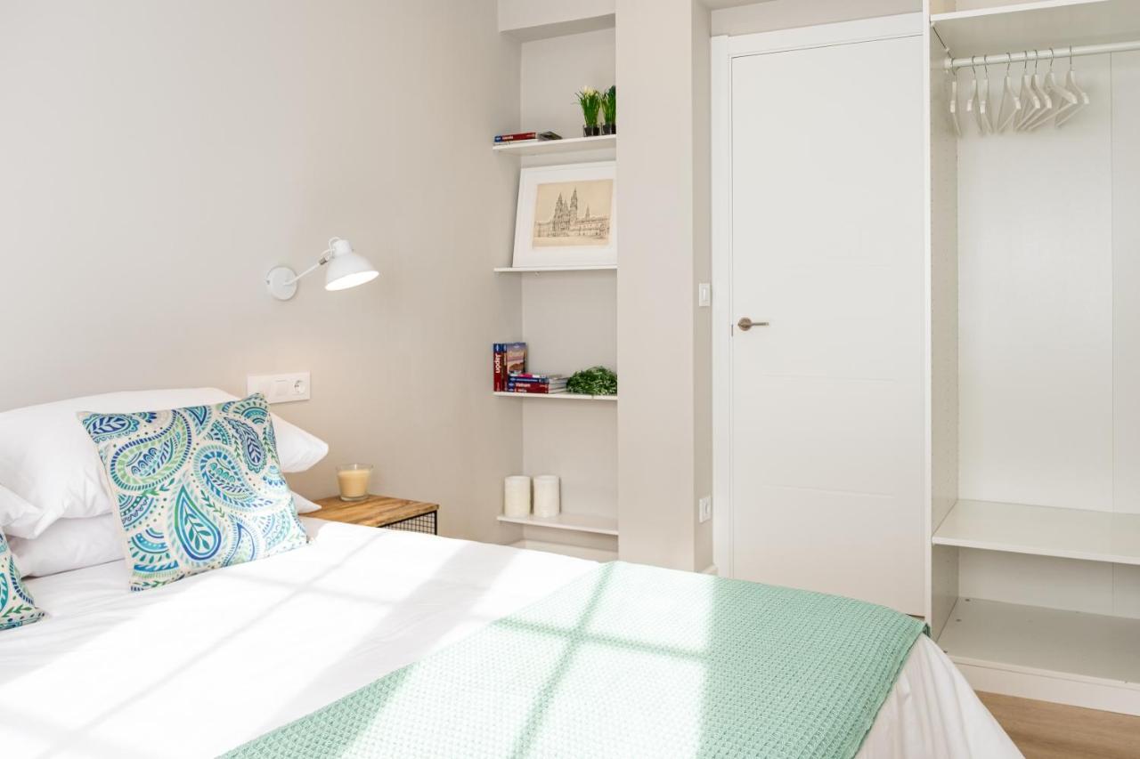 Apartamento De Diseno Centrico Con Terraza Espectacular Santiago de Compostela Eksteriør bilde